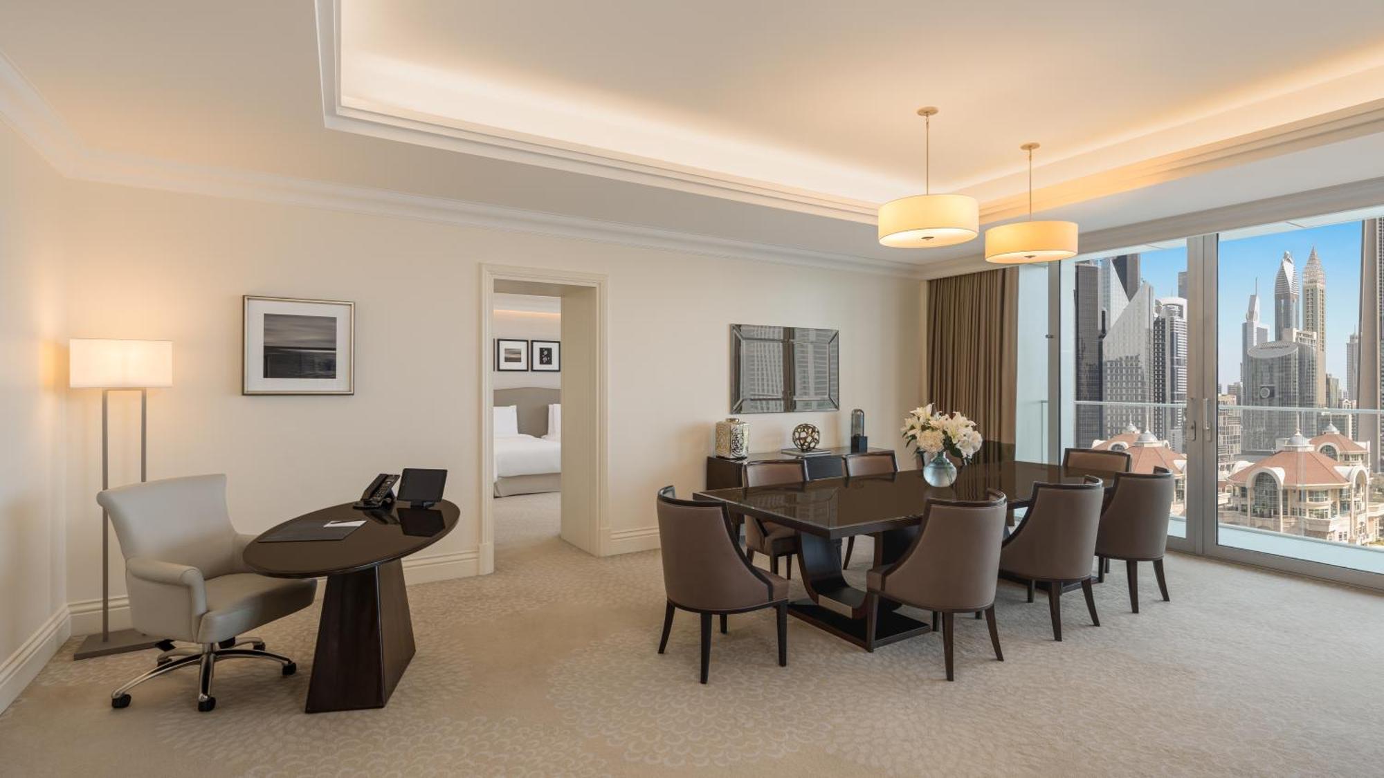 Kempinski The Boulevard Dubai Eksteriør billede A typical dining room